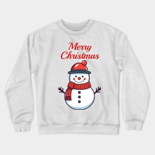 Cute snowman Crewneck Sweatshirt